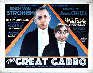 Monocle Prints: THE GREAT GABBO, Erich von Stroheim, 1929