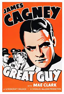 Images Dated 21st February 2015: GREAT GUY, US poster art, James Cagney, 1936