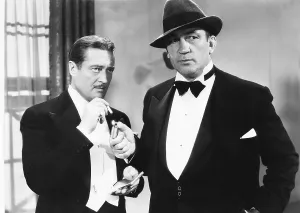 Lowe Prints: THE GREAT HOTEL MURDER, from left: Edmund Lowe, Victor McLaglen, 1935