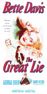 Brent Prints: THE GREAT LIE, from top: George Brent, Bette Davis, Mary Astor on US poster art, 1941