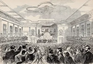 Wood Engraving Prints: Great mass meeting endorsing the South Carolina legislature's formation of a state convention on secession