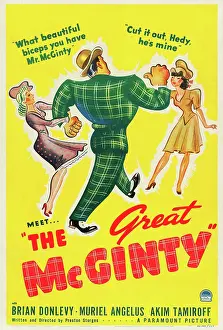 Plaid Suit Prints: THE GREAT MCGINTY, US poster art, 1940