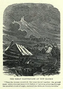 Wood Engraving Prints: The Great New Madrid Earthquake