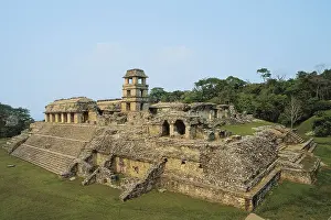 Chiapas Prints: Great Palace. 650-770. MEXICO. CHIAPAS