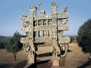 Aisan Prints: Great Stupa. 3rd BC. INDIA. Sanchi