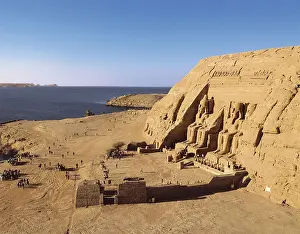 Panorama Prints: Great Temple of Rameses II. EGYPT