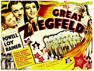Harriet Prints: THE GREAT ZIEGFELD, top left from left: Myrna Loy