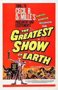 Clown Prints: THE GREATEST SHOW ON EARTH, US poster art, 1952