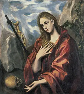 Crucifix Prints: Greco, Domnikos Theotokpoulos, called El (1541-1614)