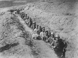 20 25 People Prints: Greek soldiers escorting Bulgarian prisoners in 1918 during WW1