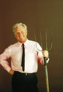 Eddie Prints: GREEN ACRES, Eddie Albert holding pitchfork, (Season 2, aired 1967), 1965-1971