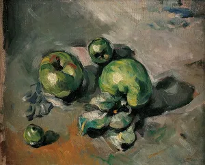 Leaf Prints: Green Apples, by Paul Czanne, 1873