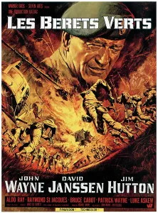 Images Dated 3rd June 2008: THE GREEN BERETS (aka LES BERETS VERTS), John Wayne featured on German poster art, 1968