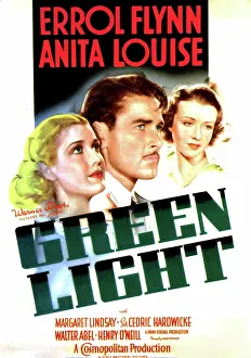August Prints: GREEN LIGHT, from left: Anita Louise, Errol Flynn, Margaret Lindsay, 1937