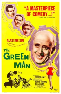 Balding Prints: THE GREEN MAN, US poster art, from top left: George Cole