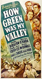 Crisp Prints: HOW GREEN WAS MY VALLEY, from top: Donald Crisp