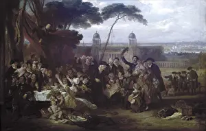 Banquet Prints: The Greenwich Pensoners, by John Burnet