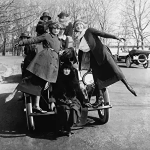 Publicity Prints: Greenwich Village Girls, an entertainment troupe