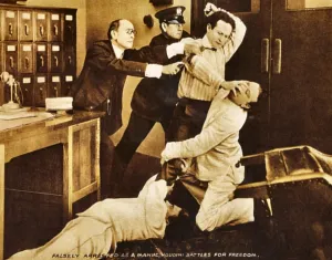 Police Officer Prints: THE GRIM GAME, second from right: Harry Houdini, 1919