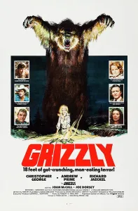 Dorsey Prints: GRIZZLY, US poster, left from top: Christopher George