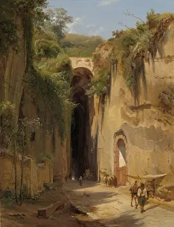 Carts Prints: The Grotto of Posillipo at Naples