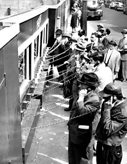 Technology Prints: A group of 15 telephones installed in Manhattan that give a running account (via a recorded message)
