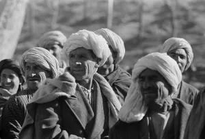 Candid Group Portrait Prints: A group of men in Kabul Afghanistan during President Eisenhower's visit Dec