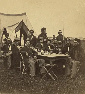 Chairs Prints: Group photo including George Templeton Strong
