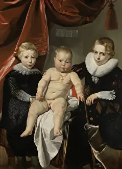 Brothers Prints: Group Portrait of Three Brothers