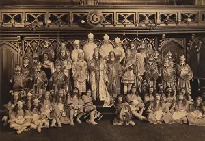 Hierarchy Prints: Group portrait of the Freemasons of an American Anglo-Saxon Lodge
