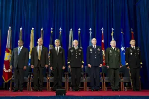 Defense Prints: Group portrait of senior commanders attending the Defense Intelligence Agency change of directorship