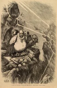 Storm Prints: A group of vultures waiting for the storm to Blow Over - -Let Us Prey