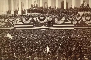Formal Dress Prints: Grover Clevelands inauguration as the 22nd President of the US