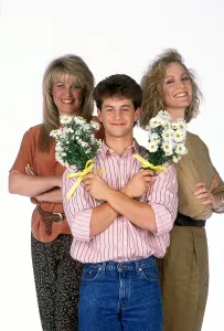 Cameron Prints: GROWING PAINS, From left: Barbara Cameron, Kirk Cameron, Joanna Kerns (1990), 1985-1992