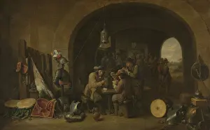1640s Prints: Guardroom, by David Teniers (II)