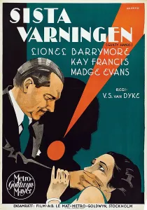 Hand Over Mouth Prints: GUILTY HANDS, from left: Lionel Barrymore, Kay Francis, 1931