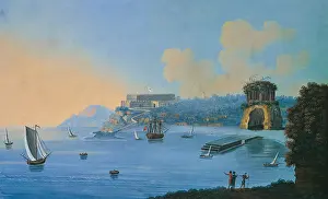Cave Prints: Gulf of Baia with the Temple of Venus and the Castle of Don Pedro de Toledo
