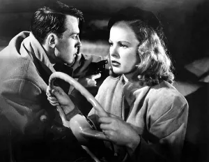 Steering Wheel Prints: GUN CRAZY, (aka DEADLY IS THE FEMALE), John Dall, Peggy Cummins, 1950