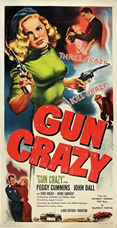 Dangerous Prints: GUN CRAZY, (aka DEADLY IS THE FEMALE), Berry Kroeger, Peggy Cummins, John Dall, 1950