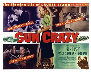 Landscapeposters Prints: GUN CRAZY, (aka DEADLY IS THE FEMALE)