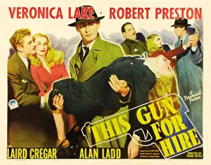 Lake Prints: THIS GUN FOR HIRE, from left: Robert Preston