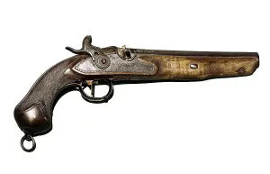 Trigger Prints: Gun with a lion-shaoed trigger
