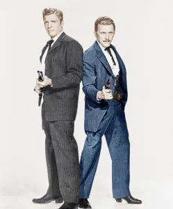 Lawman Prints: GUNFIGHT AT THE O.K. CORRAL, from left: Burt Lancaster, Kirk Douglas, 1957