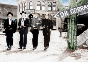 Kelley Prints: GUNFIGHT AT THE O.K. CORRAL, from left: Kirk Douglas