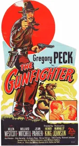 Images Dated 27th September 2013: THE GUNFIGHTER, top: Gregory Peck