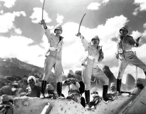 Yelling Prints: GUNGA DIN, Cary Grant, Victor McLaglen, Douglas Fairbanks Jr. 1939