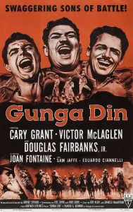 Images Dated 24th March 2014: GUNGA DIN, top l-r: Cary Grant, Victor McLaglen, Douglas Fairbanks Jr. on poster art, 1939