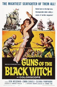 Images Dated 2nd January 2014: GUNS OF THE BLACK WITCH, (aka IL TERRORE DEI MARI), US poster, 1961