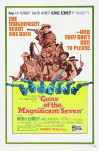 Lasso Prints: GUNS OF THE MAGNIFICENT SEVEN, US poster, George Kennedy (top), 1969