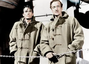 On Deck Prints: THE GUNS OF NAVARONE, from left: Gregory Peck, David Niven, 1961